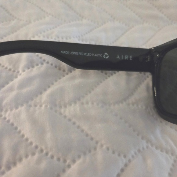 AIRE Andromeda Sunglasses Black Recycled Plastic Square Frame AIR2122507 main image 7